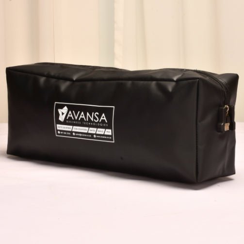Avansa Flip Top Cash Drawer Security Bag (with security seal) - Black - Retail Gear