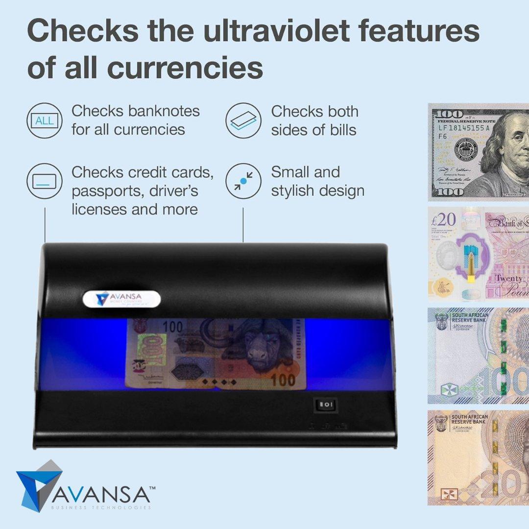 Counterfeit Money Detector - Avansa MaxDetect 190