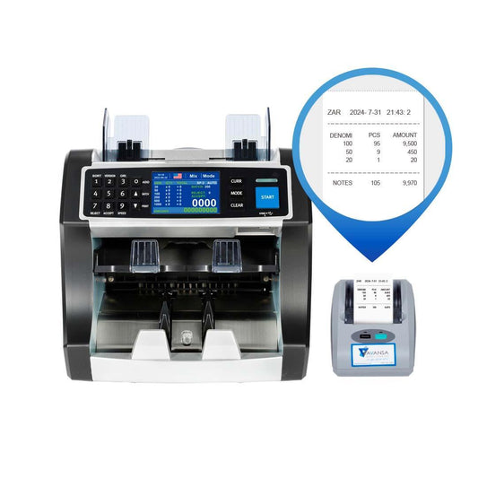Avansa SuperSort 2900 Money Counting Machine Printer - Retail Gear