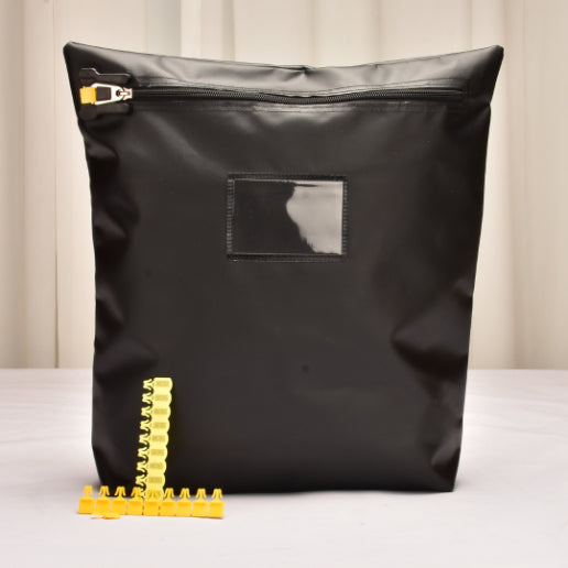 Avansa A3 Float Bag for Cash 38 × 40cm (Security Seal) - Black