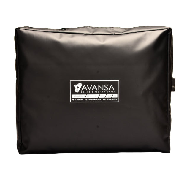 Avansa A3 Gusset Till Security Bag 46x36×10cm (Security Seal) - Black