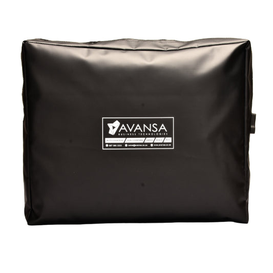 Avansa A3 Gusset Till Security Bag 46x36×10cm (Security Seal) - Black