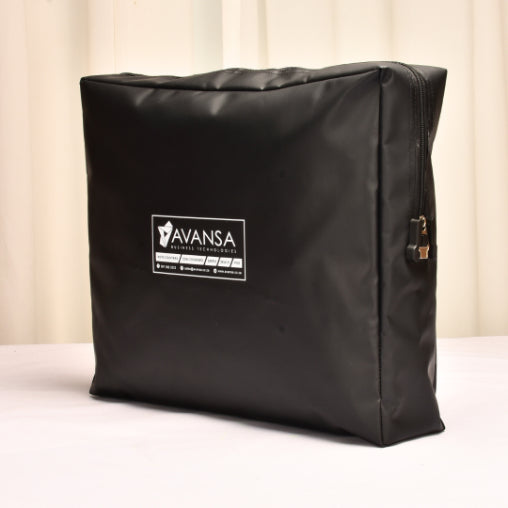 Avansa A3 Gusset Till Security Bag 46x36×10cm (Security Seal) - Black