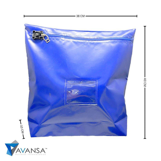Avansa A3 Float Bag for Cash 38 × 40cm (Security Seal) - Blue