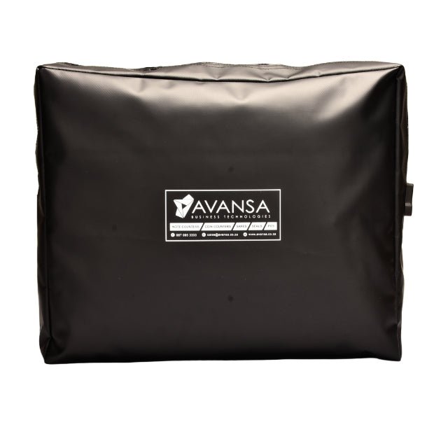 Avansa A3 Gusset Till Security Bag 46x36√ó10cm (Security Seal) - Black - Retail Gear