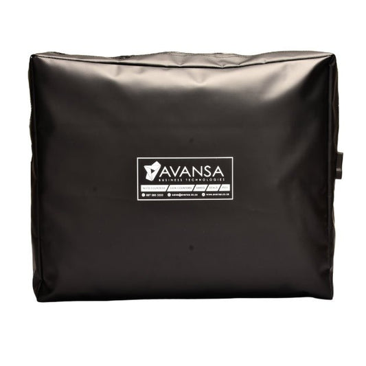 Avansa A3 Gusset Till Security Bag 46x36√ó10cm (Security Seal) - Black - Retail Gear