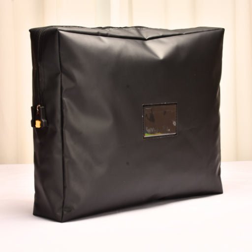 Avansa A3 Gusset Till Security Bag 46x36√ó10cm (Security Seal) - Black - Retail Gear
