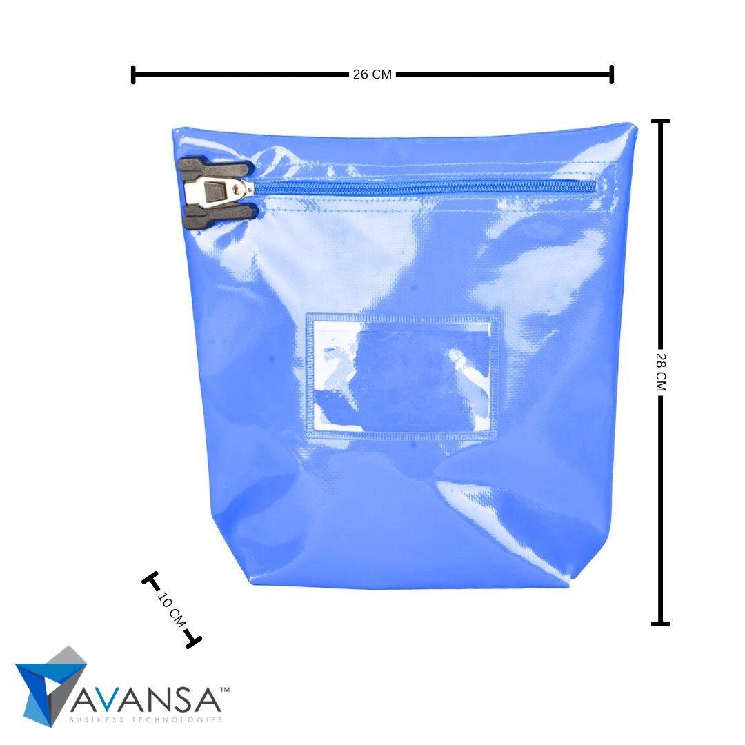 Avansa A4 Float Bag for Cash 26×28cm (seal) - Blue