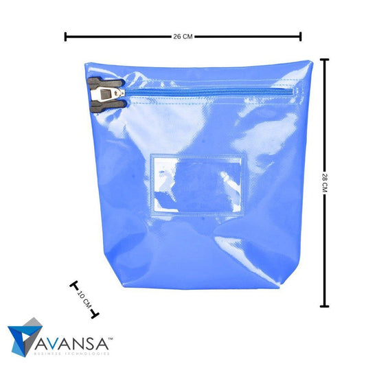 Avansa A4 Float Bag for Cash 26√ó28cm (seal) - Blue - Retail Gear