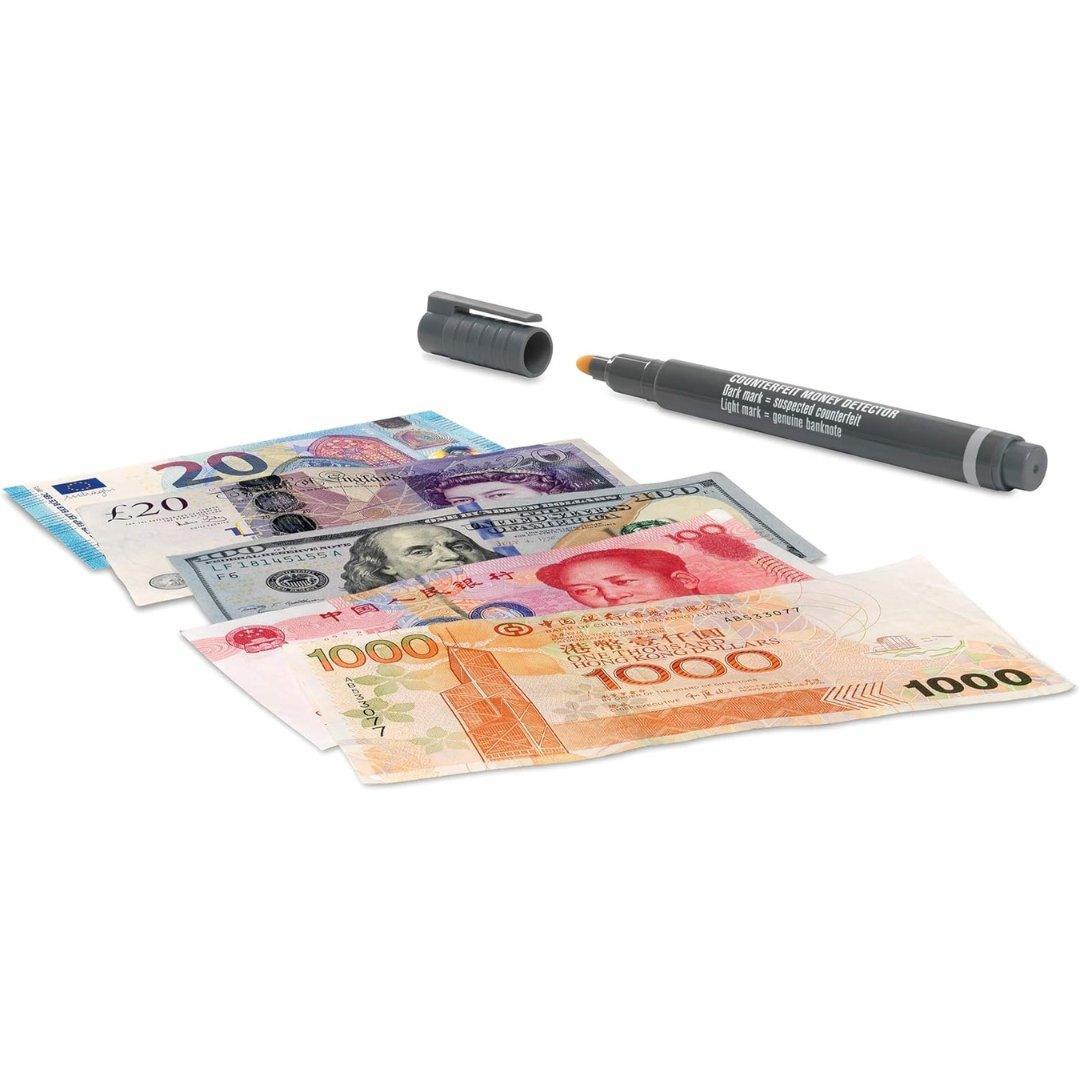 Avansa Counterfeit Detector Pen Set with UV light - 3 pack